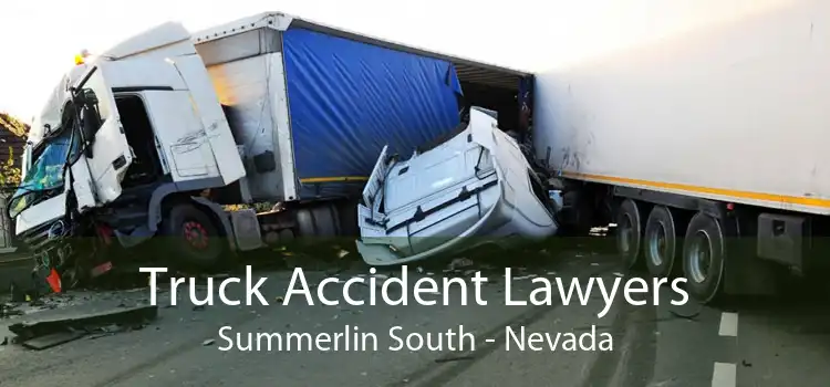 Truck Accident Lawyers Summerlin South - Nevada
