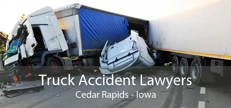 Truck Accident Lawyers Cedar Rapids - Iowa